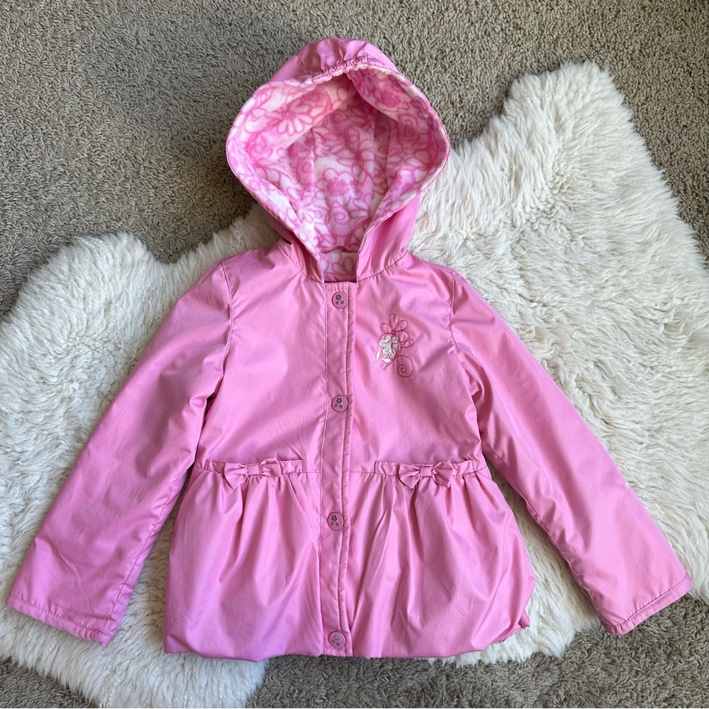Fleece-Lined Jacket | 3T | London Fog | Pink Floral